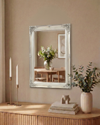 Silversjön – Antikspegel i Bologna silver 50 × 70 cm