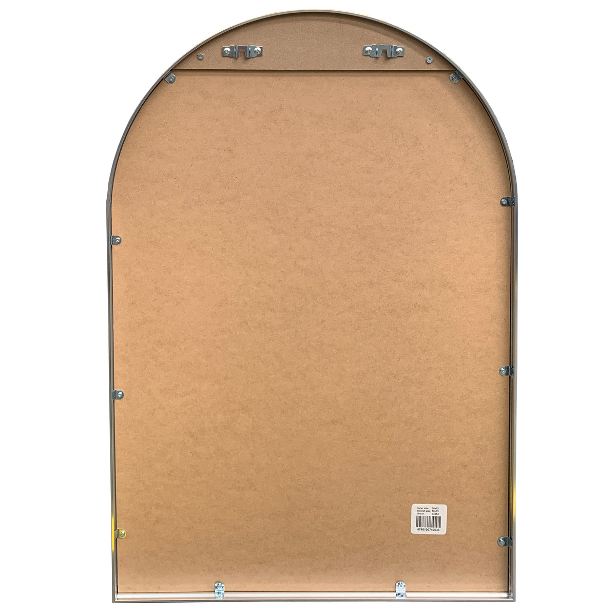 Sävelången – Valvspegel med silverram 50 × 75 cm