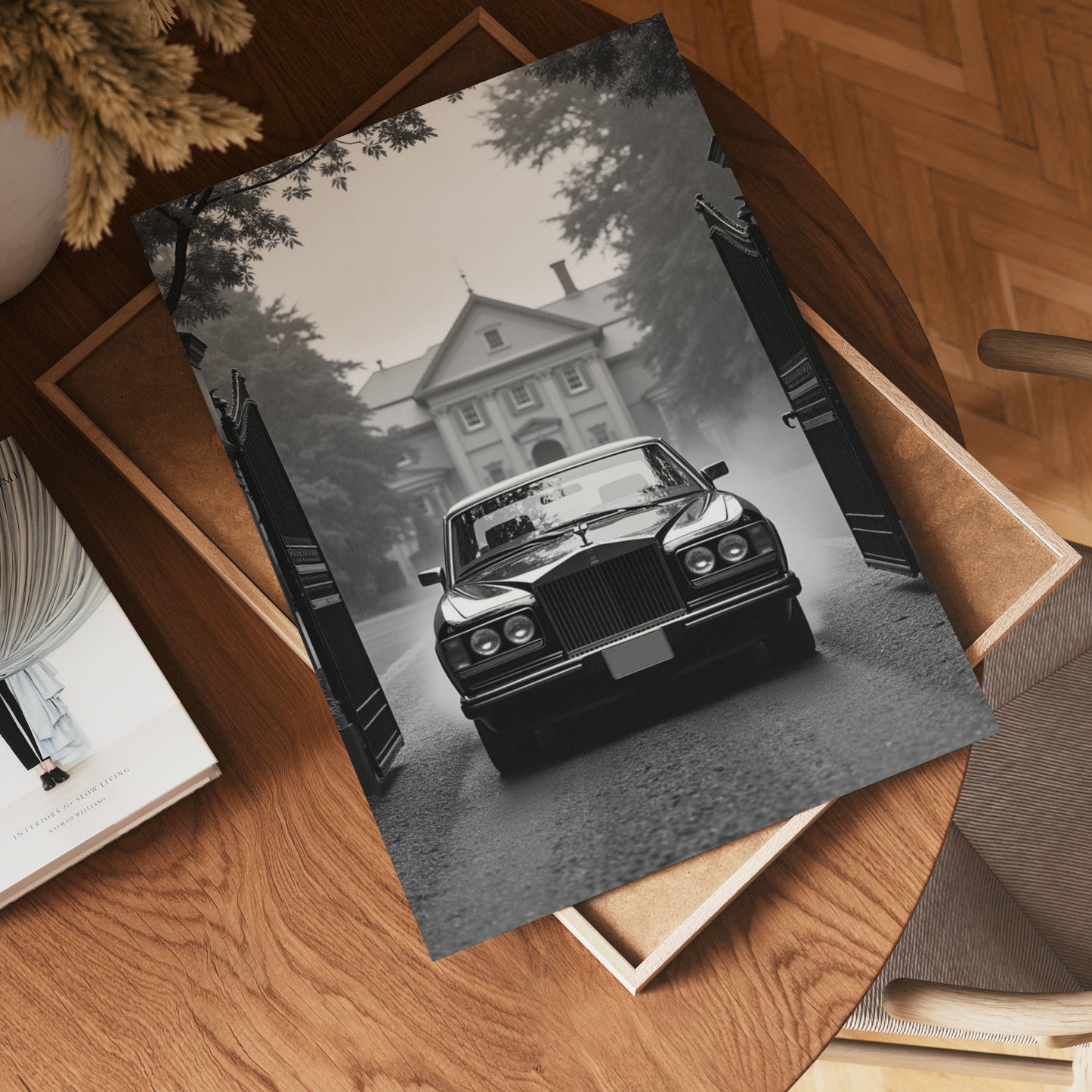 Vintage Rolls Royce Poster