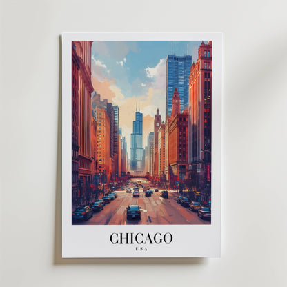 Streets Of Chicago Poster