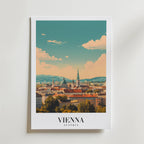 Golden Afternoon In Vienna – stilfullt konsttryck från Bozetto, tryckt på matt finpapper