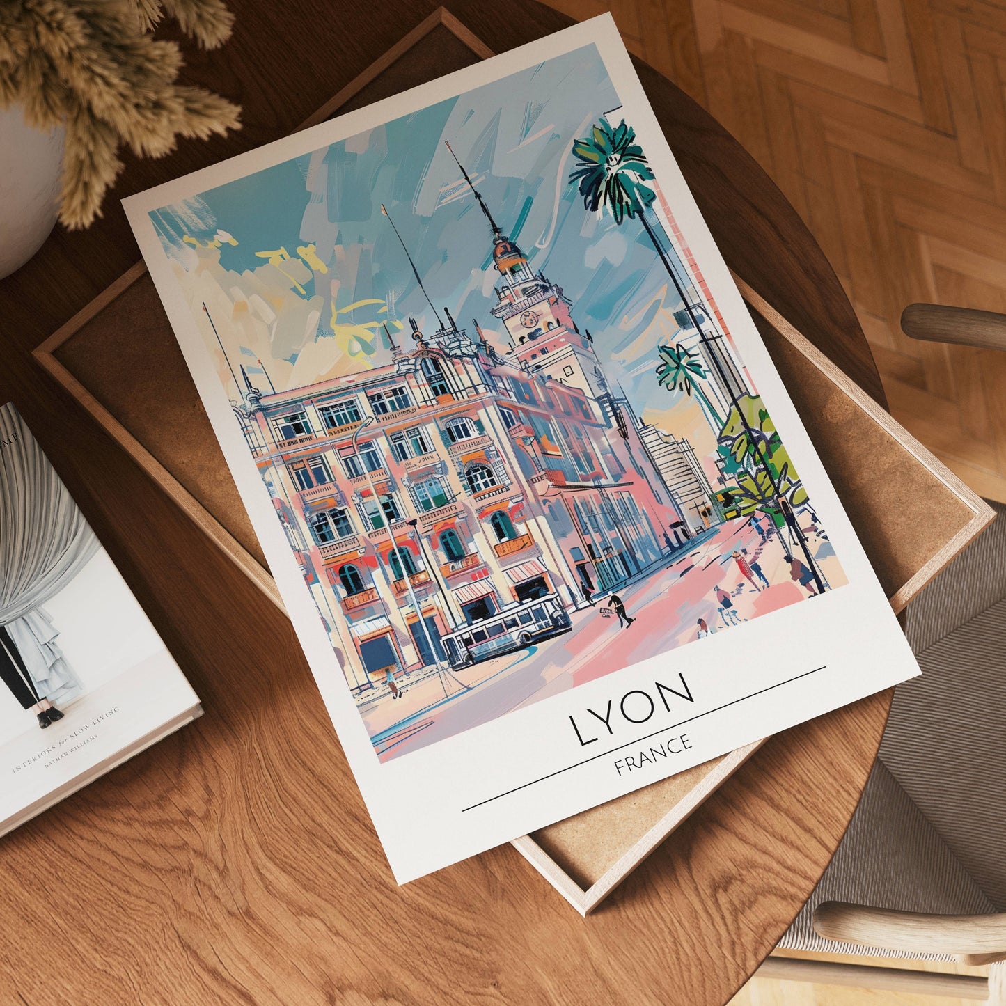 Lyon Historic Street View Poster