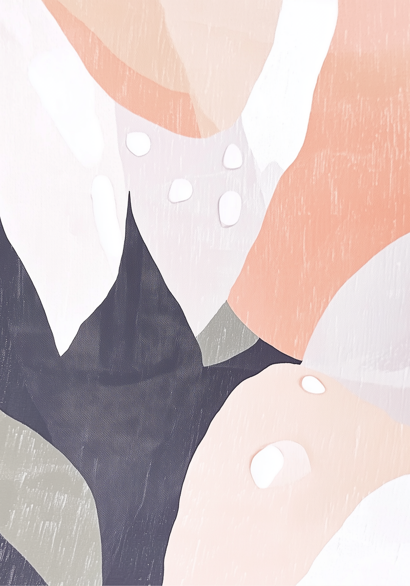 Camellia Charm Abstract Poster