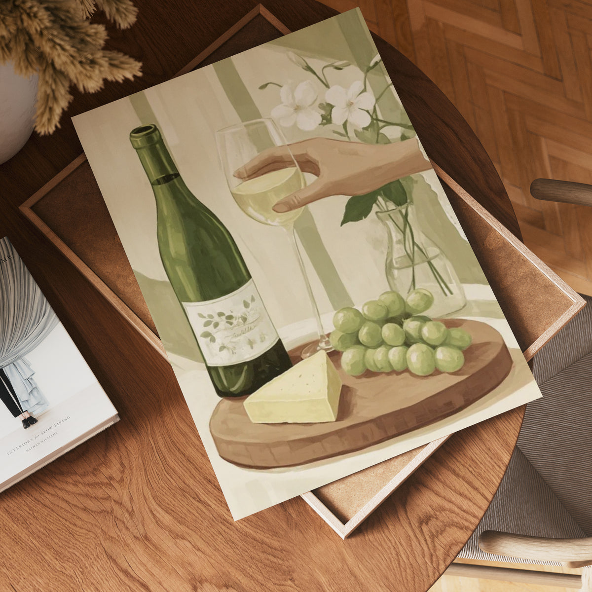 Grapes And Wine poster visad rakt fram – Bozetto affisch i hög tryckkvalitet i hög tryckkvalitet