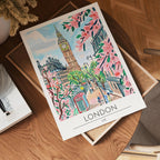 London Blossom Avenue poster visad rakt fram – Bozetto affisch i hög tryckkvalitet