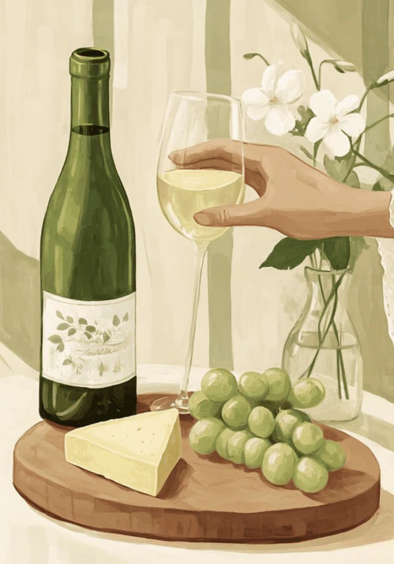 Grapes And Wine Poster