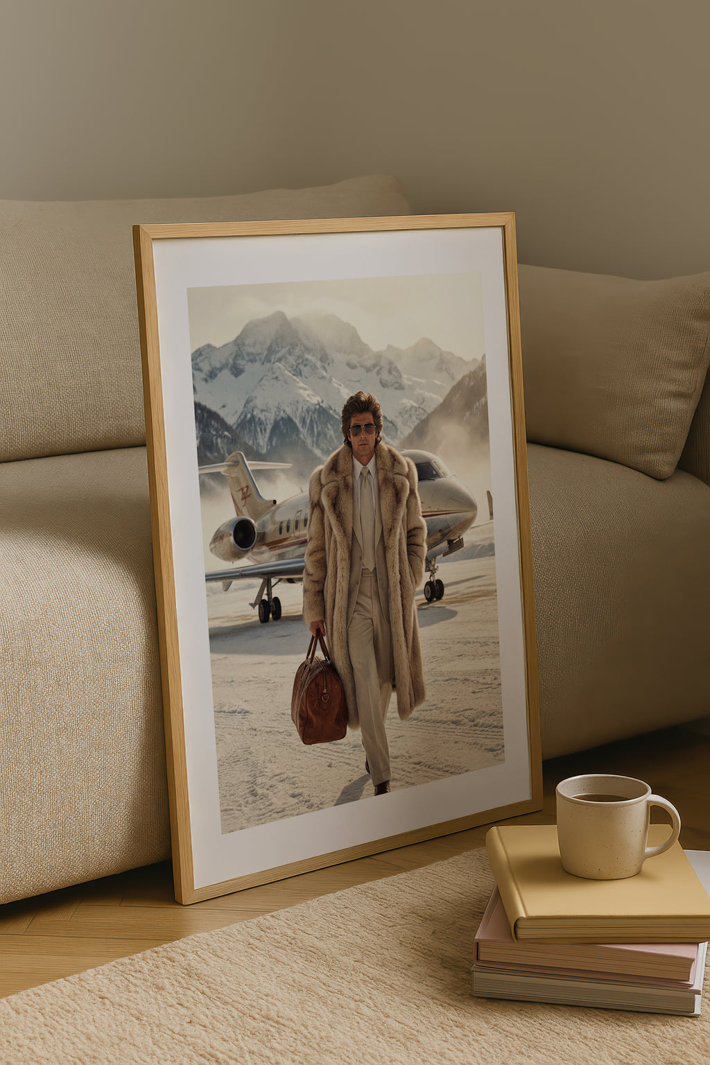 Jet Set Alpine Legacy poster visad rakt fram – Bozetto affisch i hög tryckkvalitet