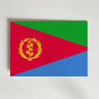Eritrea National Flag Poster – modern konst och stilren konsttryck för hemmet hos Bozetto