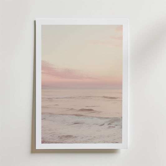 Soft Pastel Shore Poster