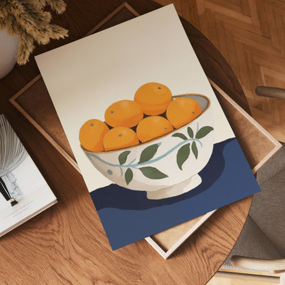 Bowl of Oranges Poster