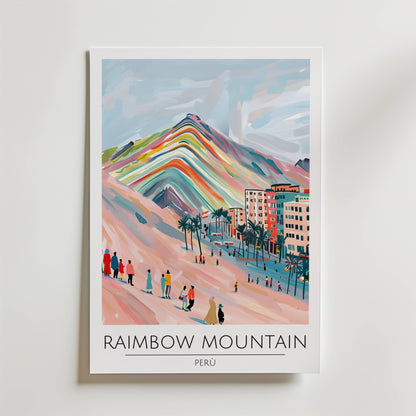 Rainbow Mountain Poster