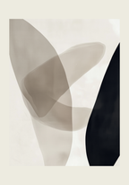Abstract Minimalism Flow poster visad rakt fram – Bozetto affisch i hög tryckkvalitet