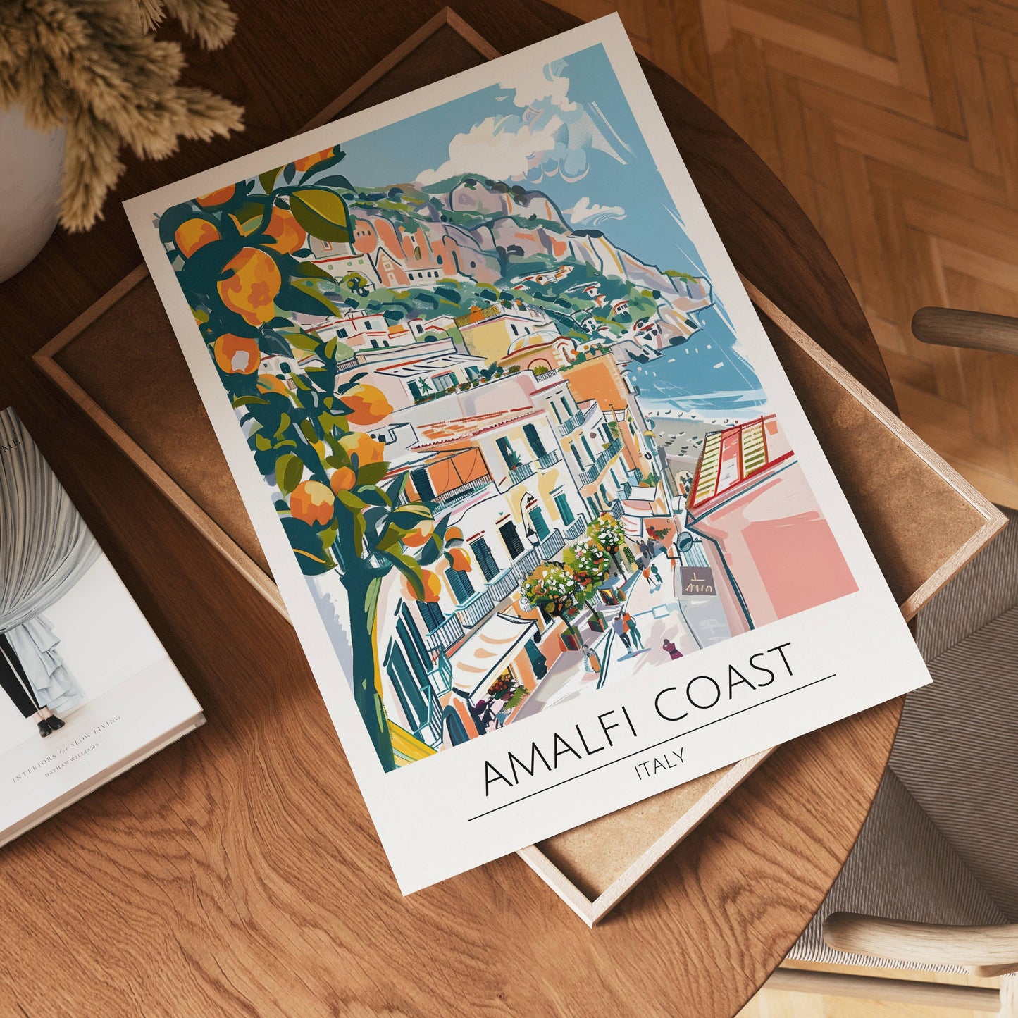 Amalfi Coastal View Poster