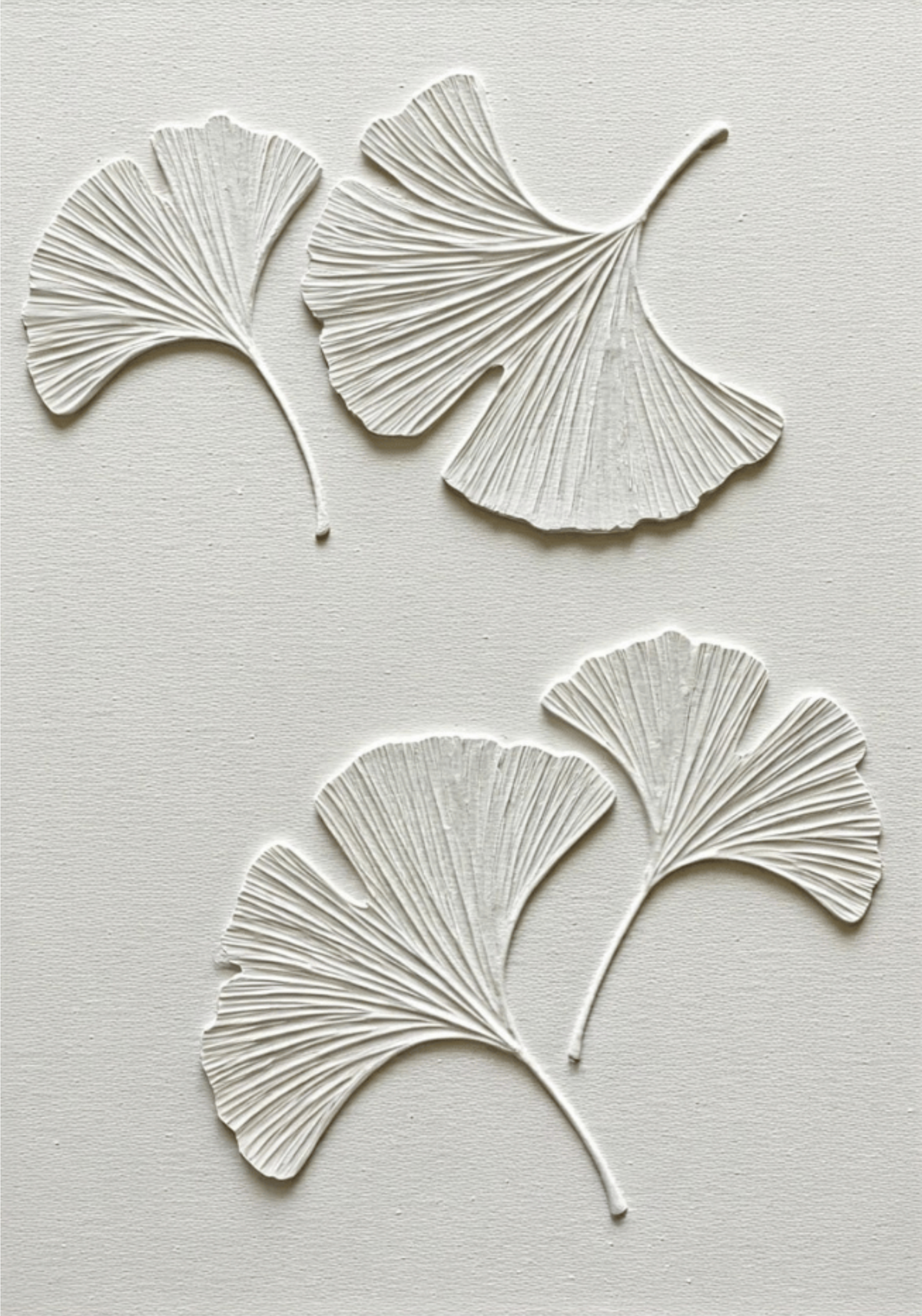 Ginkgo Leaf Textured – affisch med snyggt motiv, köp enkelt hos Bozetto i flera storlekar