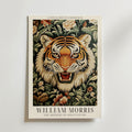 Tiger Bloom William Morris – stilfullt konsttryck från Bozetto, tryckt på matt finpapper