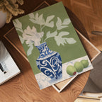 Blue Vase Still Life poster visad rakt fram – Bozetto affisch i hög tryckkvalitet