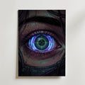 Cyber Iris Poster – canvas utan passepartout