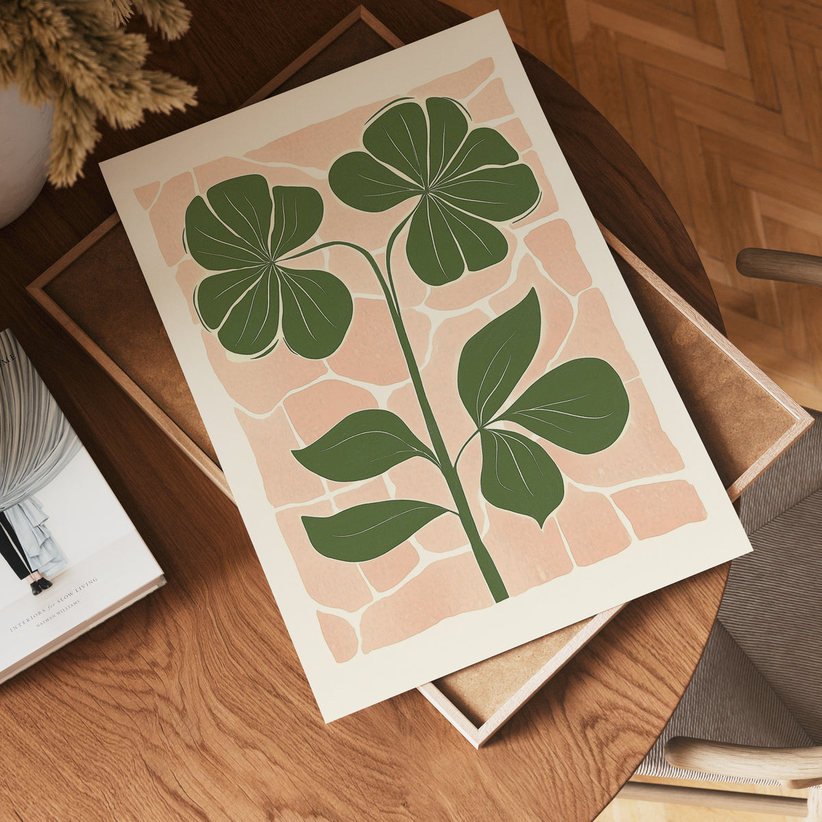 Botanical minimalist nature – affisch med stilfullt motiv från Bozetto i hög kvalitet