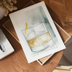 Old Fashioned Drink poster visad rakt fram – Bozetto affisch i hög tryckkvalitet