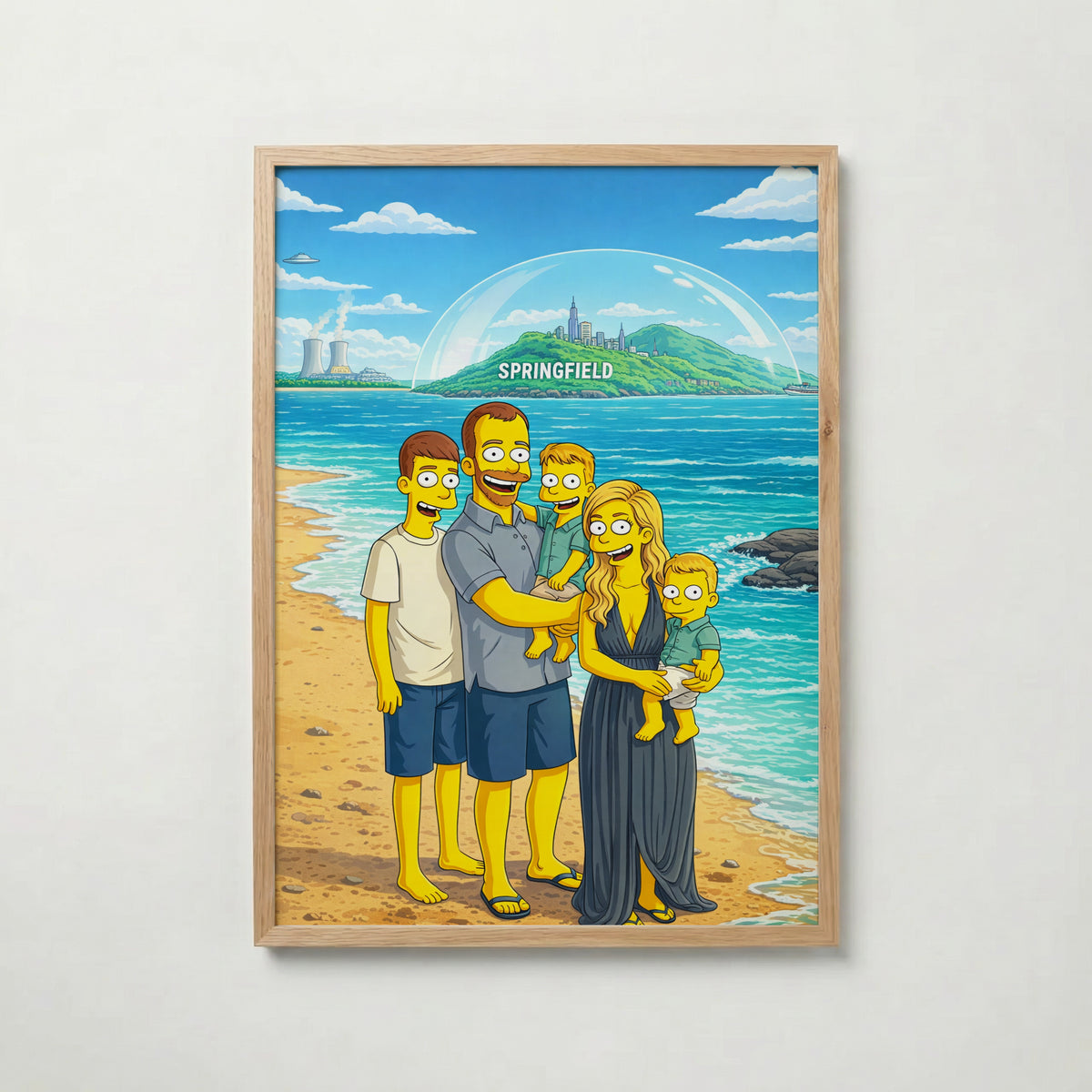 Personlig Poster Simpson - Skapa din egen design