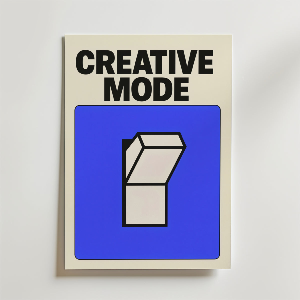 Creative Mode – stilfullt konsttryck från Bozetto, tryckt på matt finpapper i hög tryckkvalitet