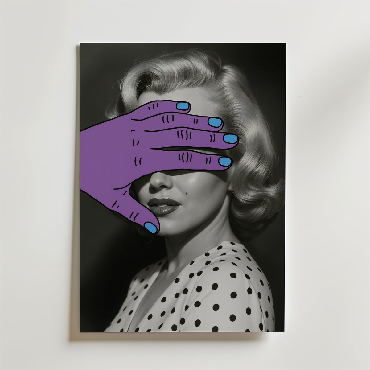 Blind Glamour – stilfullt konsttryck från Bozetto, tryckt på matt finpapper i hög tryckkvalitet