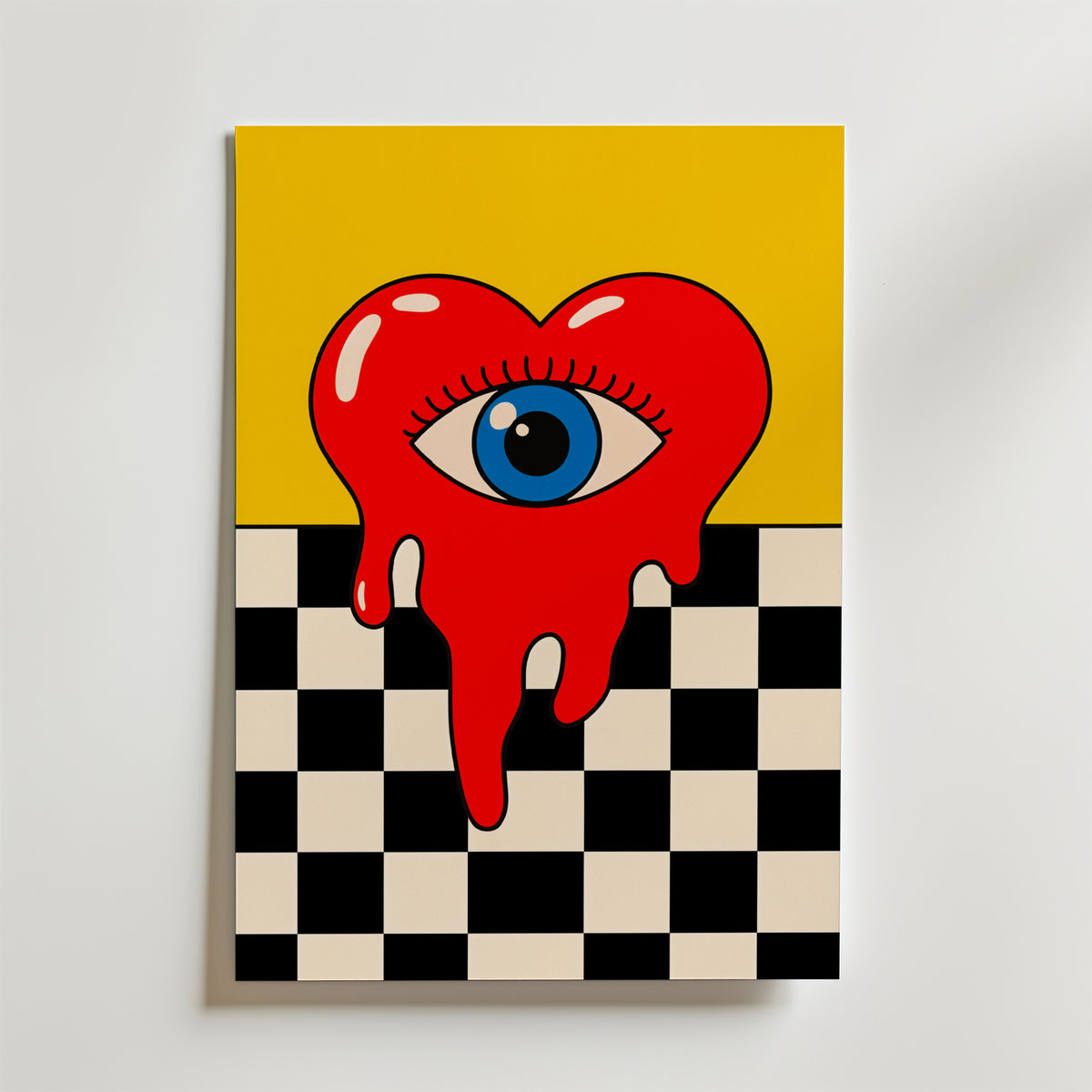 Melting Heart Vision – stilfullt konsttryck från Bozetto, tryckt på matt finpapper