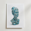 Almond Blossom Bust Poster – med passepartout