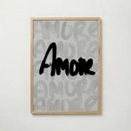 Amore Brushstroke Poster – ekram