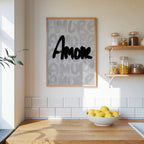 Amore Brushstroke Poster – i rum 4