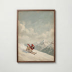 Apres-Ski Pug Poster – valnötsram