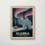 Arctic Aurora Poster med ekram