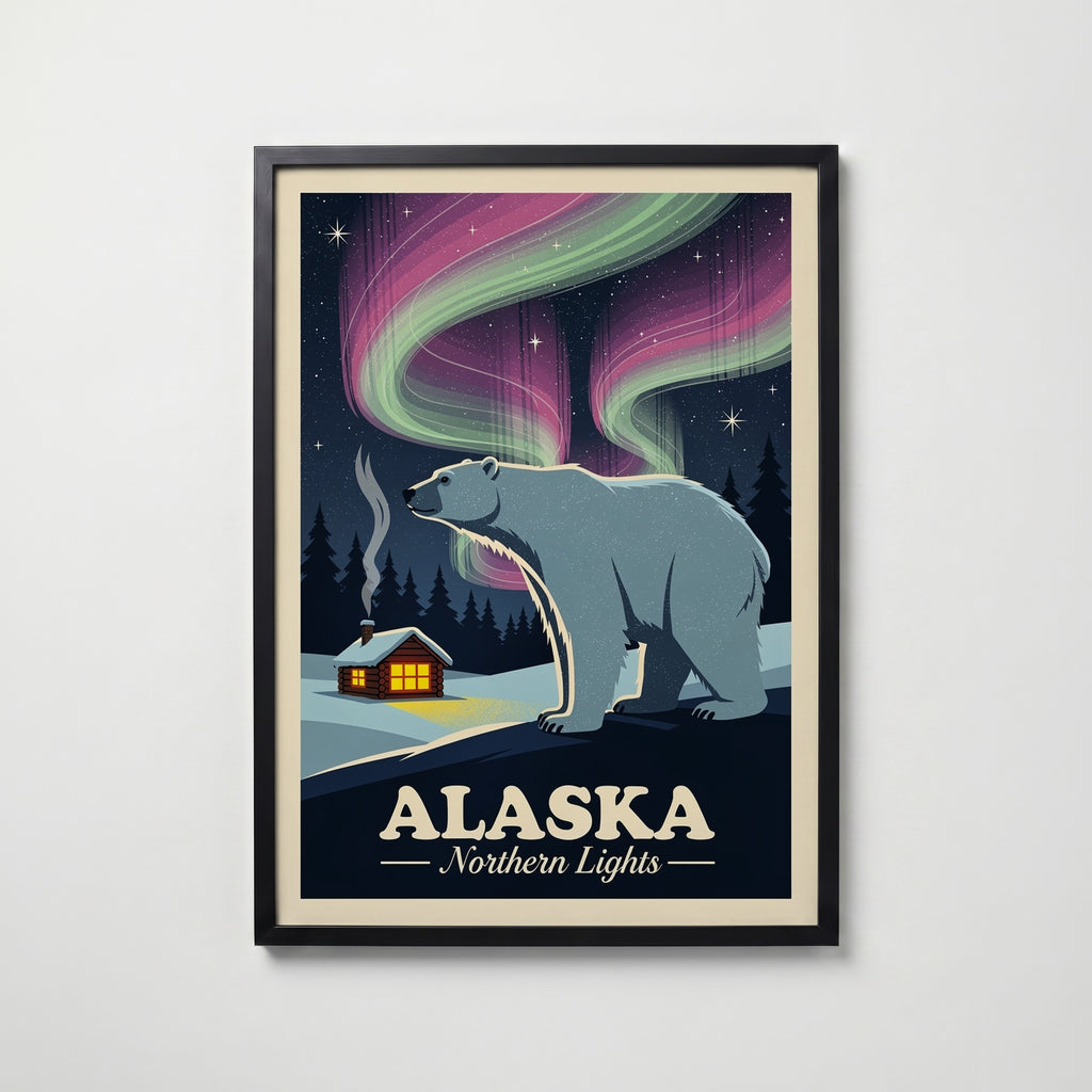 Arctic Aurora Poster i hemmiljö