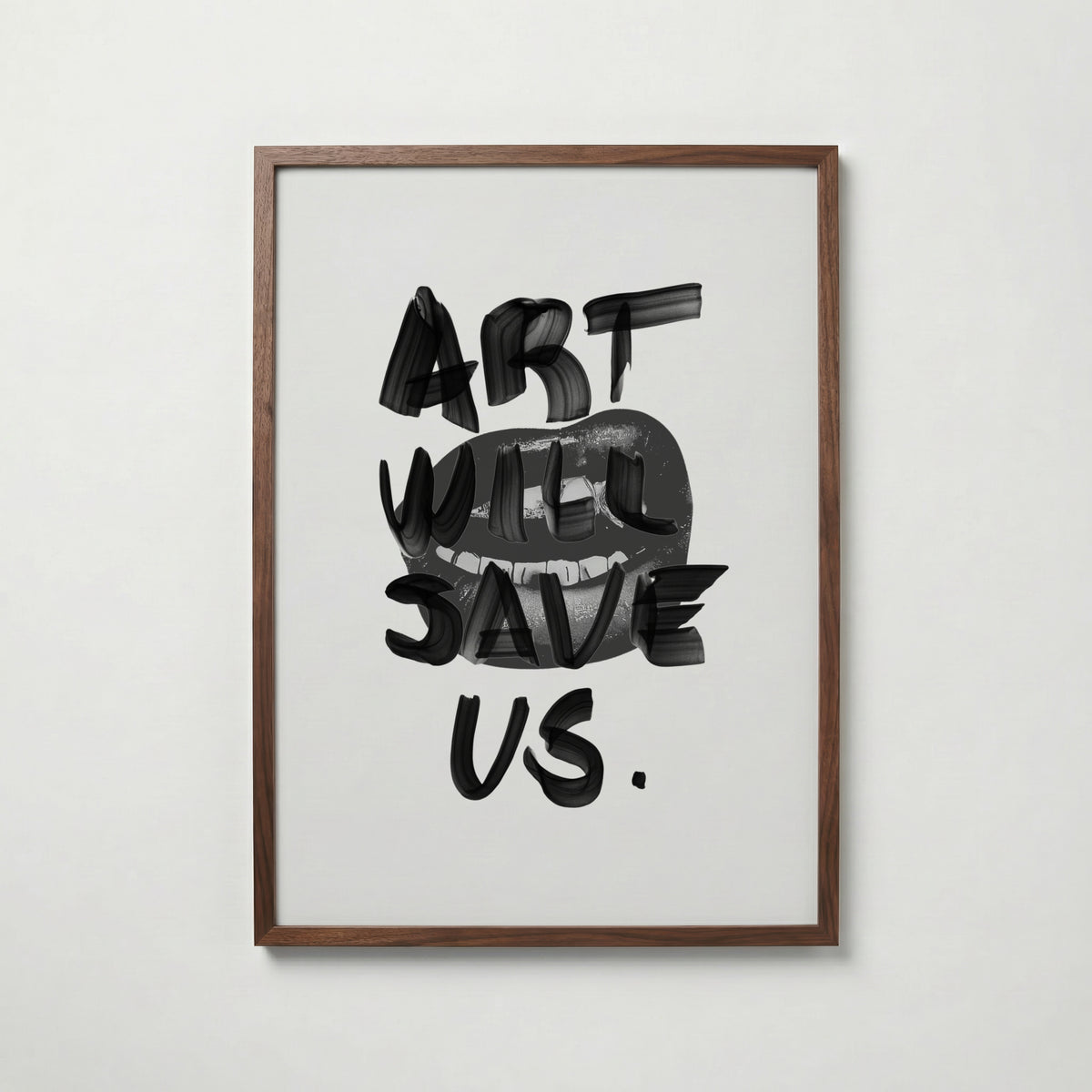 Painted Art Manifesto Poster – valnötsram
