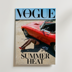 Vogue Summer Heat – stilfullt konsttryck från Bozetto, tryckt på matt finpapper i hög tryckkvalitet