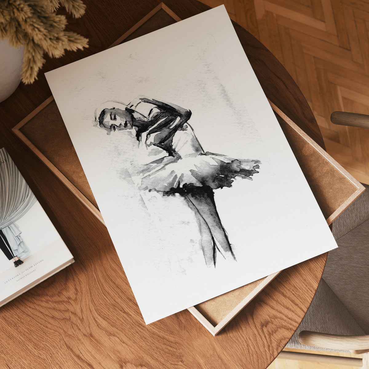 Helena Engström Ballet – affisch med stilfullt motiv från Bozetto i hög kvalitet
