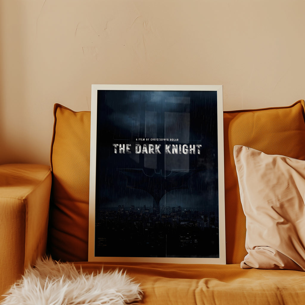 Batman: The Dark Knight poster visualiserad på vägg – från Bozetto i hög kvalitet