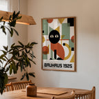 Bauhaus Cat Poster – i rum 3