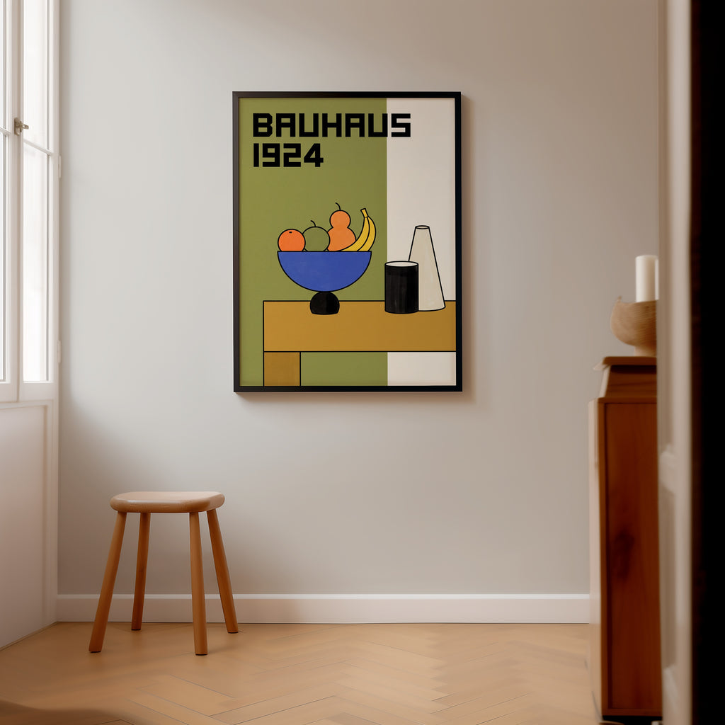 Bauhaus Fruit Bowl Poster – i rum 1