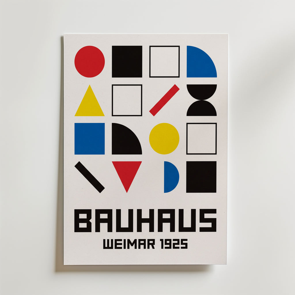 Bauhaus Weimar Poster – canvas utan passepartout