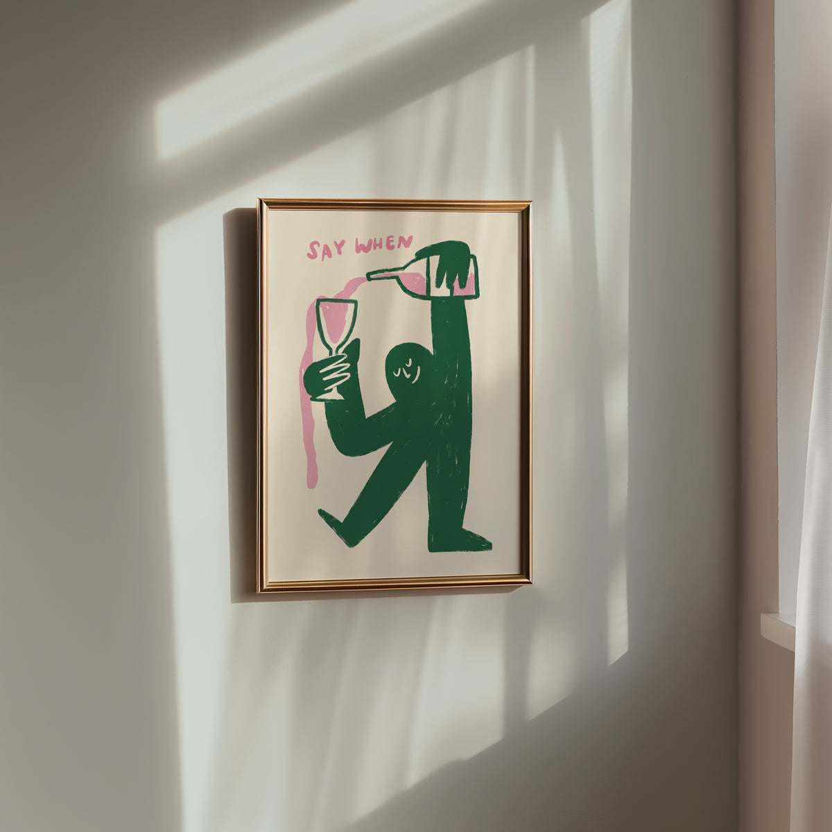 Pour Me Another poster i stilrent hem med modern inredning – köp enkelt hos Bozetto