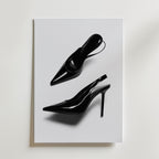 Patent Slingback Heels Poster – canvas utan passepartout