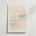 Abstract Pastel Shapes – stilfullt konsttryck från Bozetto, tryckt på matt finpapper