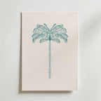 Palmtree Minimalism – stilfullt konsttryck från Bozetto, tryckt på matt finpapper