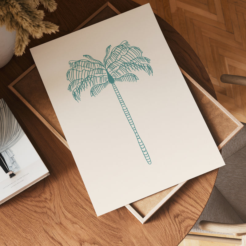 Palmtree Minimalism Poster