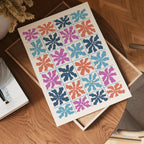 Color Block Flower Grid – affisch med stilfullt motiv från Bozetto i hög kvalitet