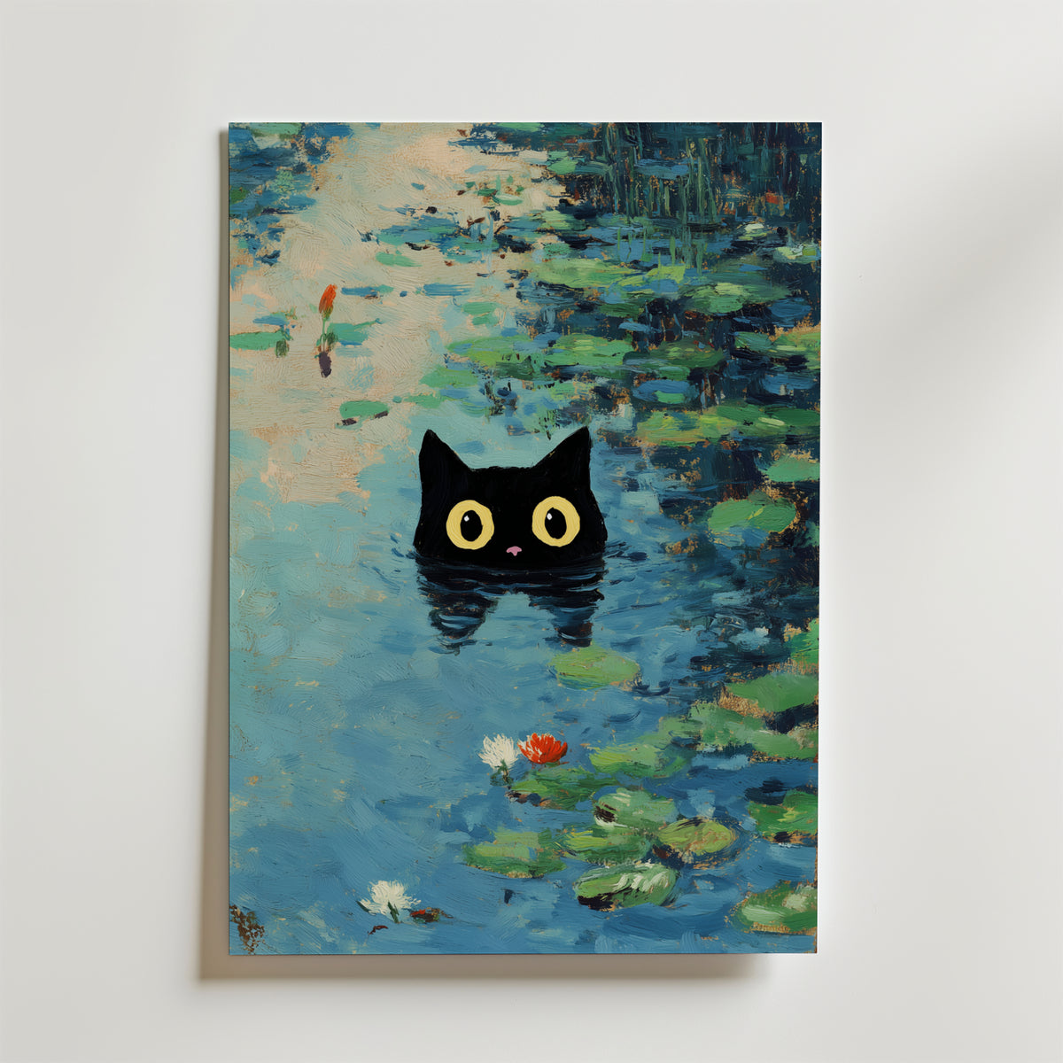 Bundle 2-pack Dreamy Black Cat Duo – kuraterad postercollection som lyfter hemmet hos Bozetto