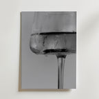 Frosted Wine Glass Poster – canvas utan passepartout