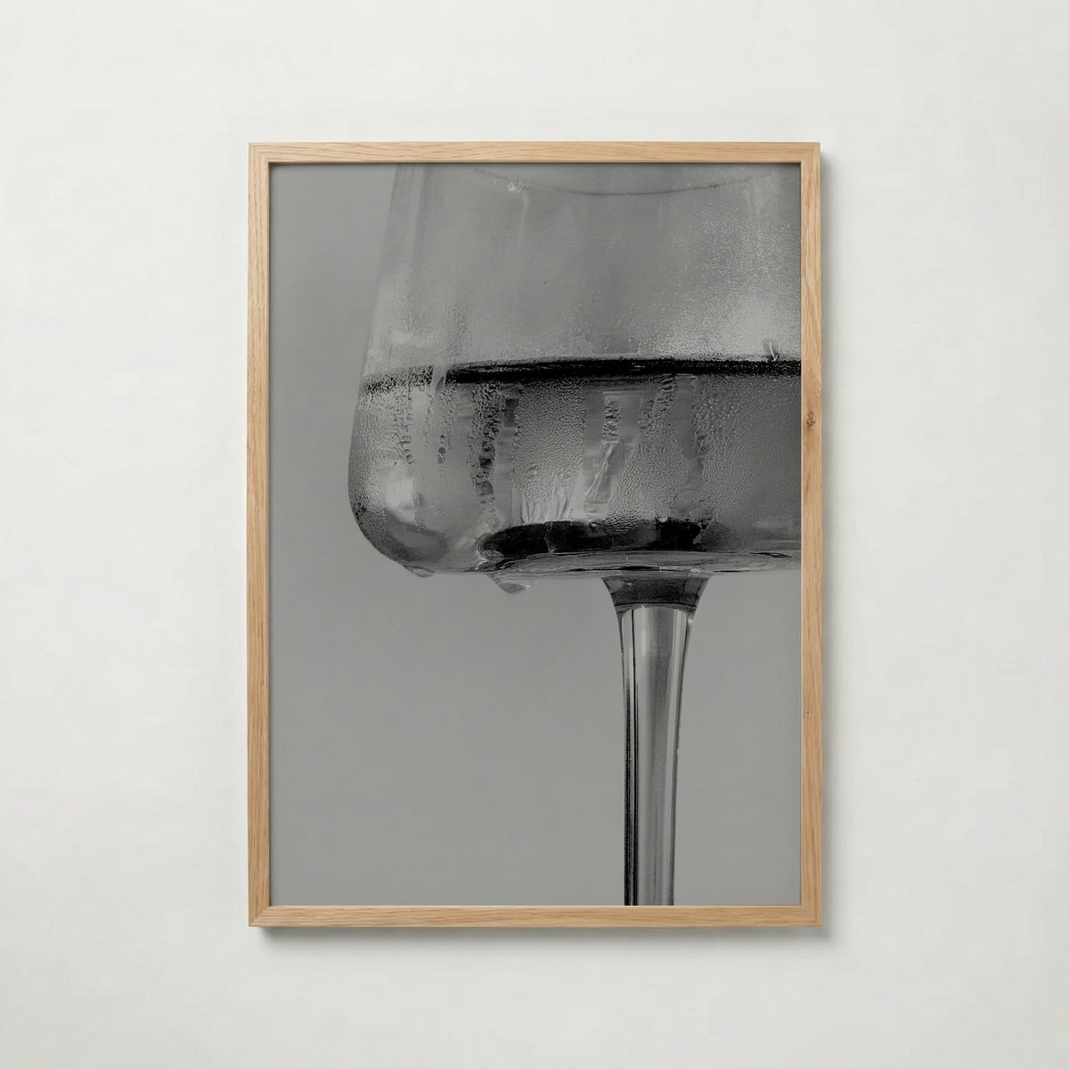 Frosted Wine Glass Poster – ekram
