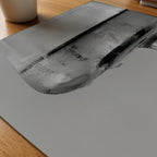 Frosted Wine Glass Poster – närbild på papper